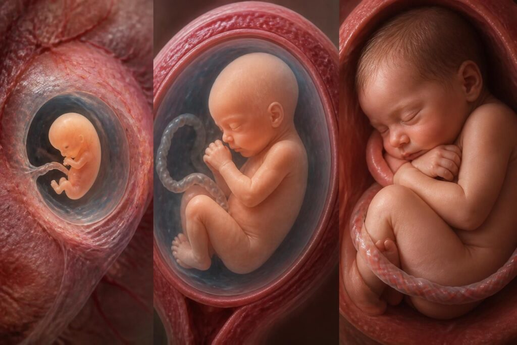 découvrez l'évolution de votre bébé trimestre par trimestre pendant la grossesse, avec des conseils et informations pour suivre son développement étape par étape.