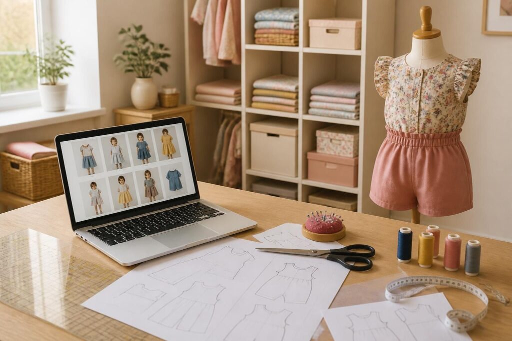 découvrez où trouver des patrons de couture enfant gratuits au format pdf à télécharger facilement pour réaliser de jolis vêtements faits maison.