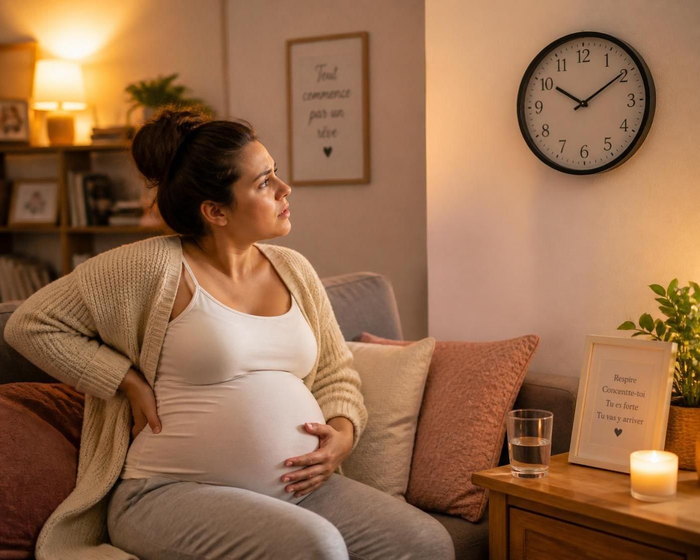 découvrez comment différencier les contractions régulières toutes les 10 minutes du vrai travail de l'accouchement et savoir quand consulter un professionnel de santé.