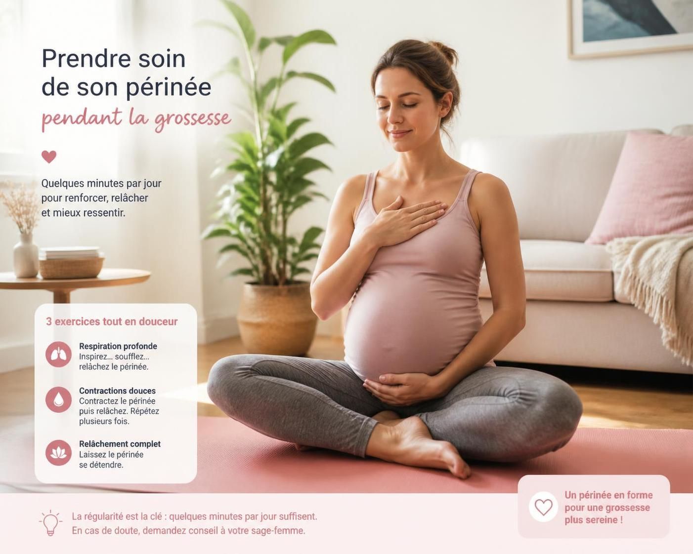 découvrez les meilleurs exercices pour renforcer le périnée pendant la grossesse et préparer efficacement l'accouchement tout en préservant votre bien-être.