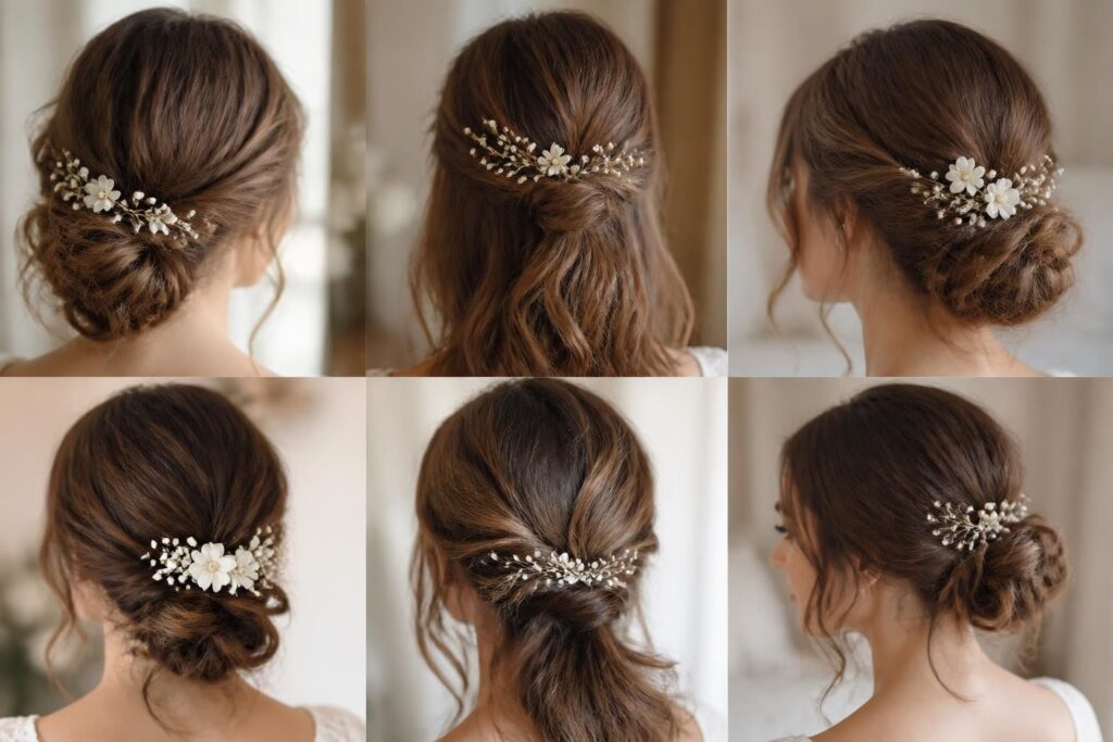 découvrez des idées tendance et faciles à réaliser pour sublimer vos cheveux mi-longs lors de votre mariage. inspirez-vous de coiffures élégantes et simples pour un jour inoubliable.