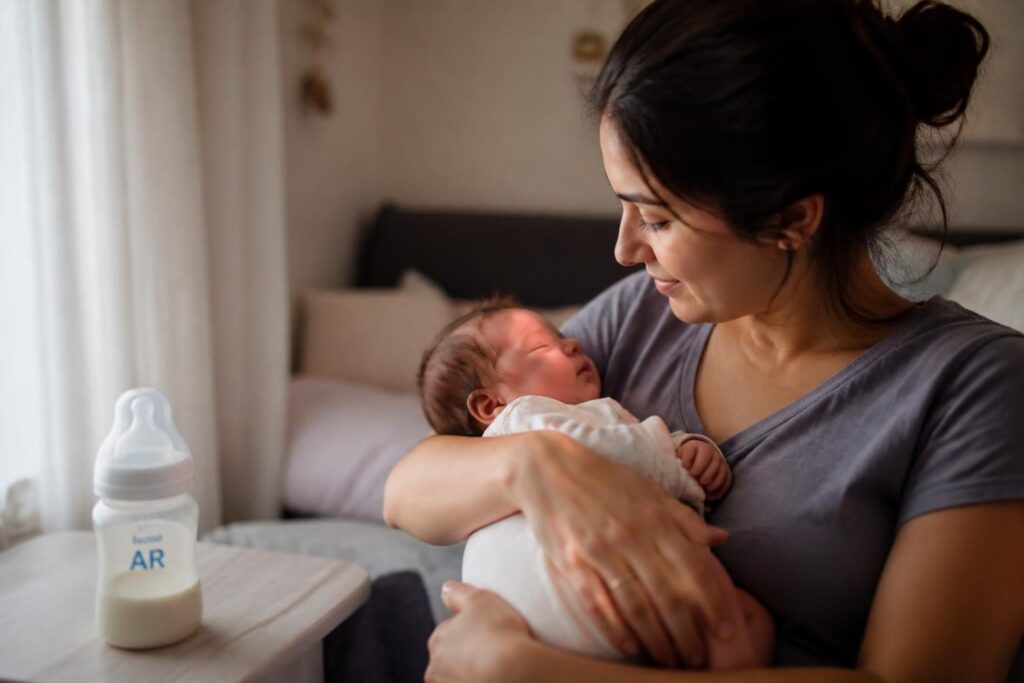 découvrez comment le lait ar peut aider à soulager les coliques de bébé en réduisant les reflux et en apportant confort à votre tout-petit.