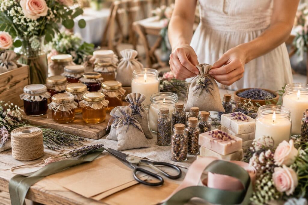 découvrez des idées créatives de cadeaux faits maison pour vos invités de mariage : des attentions originales, personnalisées et faciles à réaliser soi-même.