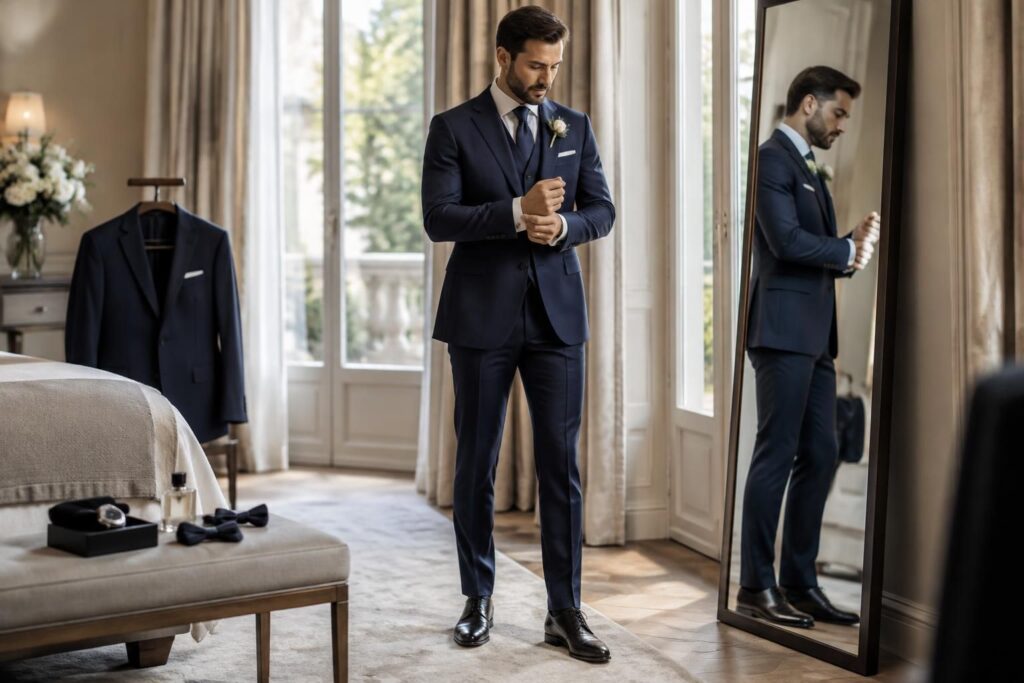 découvrez les tendances du costume de marié et nos conseils pour choisir une tenue élégante, bien ajustée et parfaite pour votre grand jour.