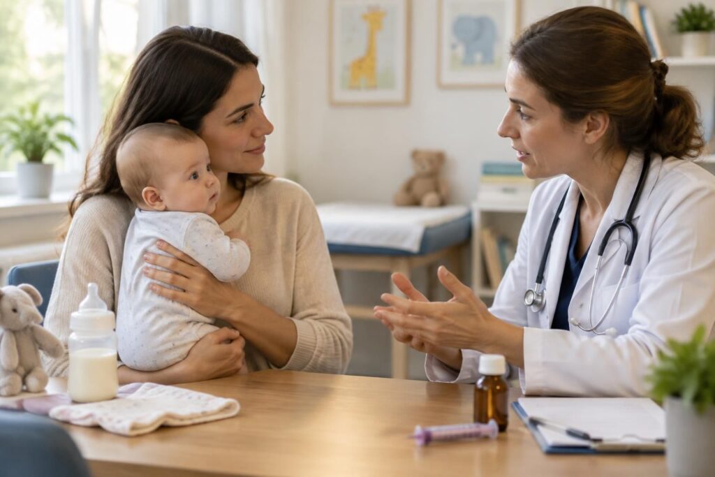 inexium chez le nourrisson : indications, précautions d’emploi, effets à surveiller et alternatives à discuter avec un professionnel de santé.