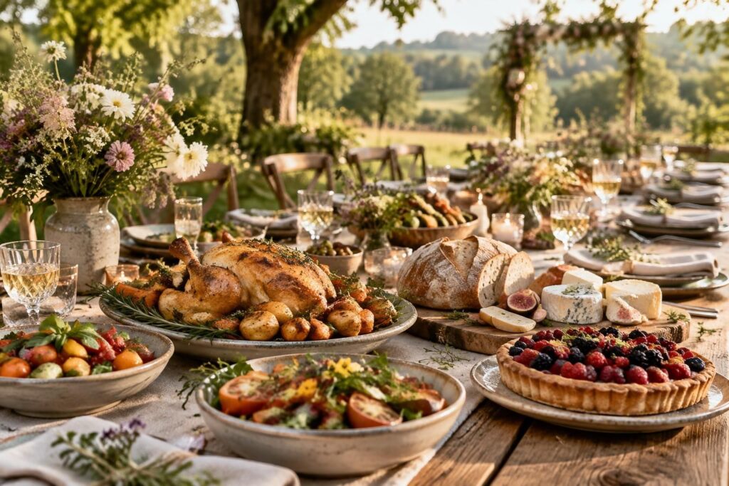 découvrez des recettes simples et savoureuses pour composer un menu de mariage champêtre, parfait pour célébrer votre union dans un cadre bucolique.