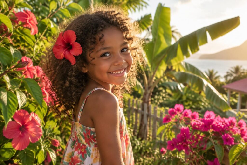 découvrez des prénoms créoles pour fille, riches en douceur et en soleil, et trouvez l’inspiration pour choisir un prénom unique et plein de charme.