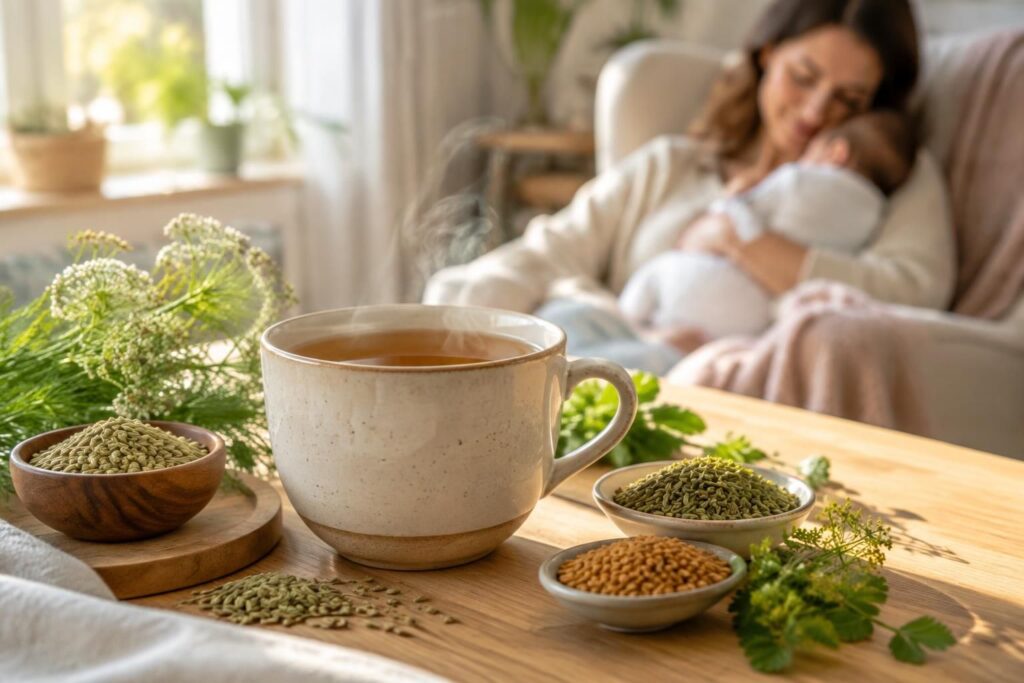 découvrez quelles plantes choisir en tisane pour soutenir la lactation pendant l’allaitement, ainsi que les précautions à prendre avant de les consommer.