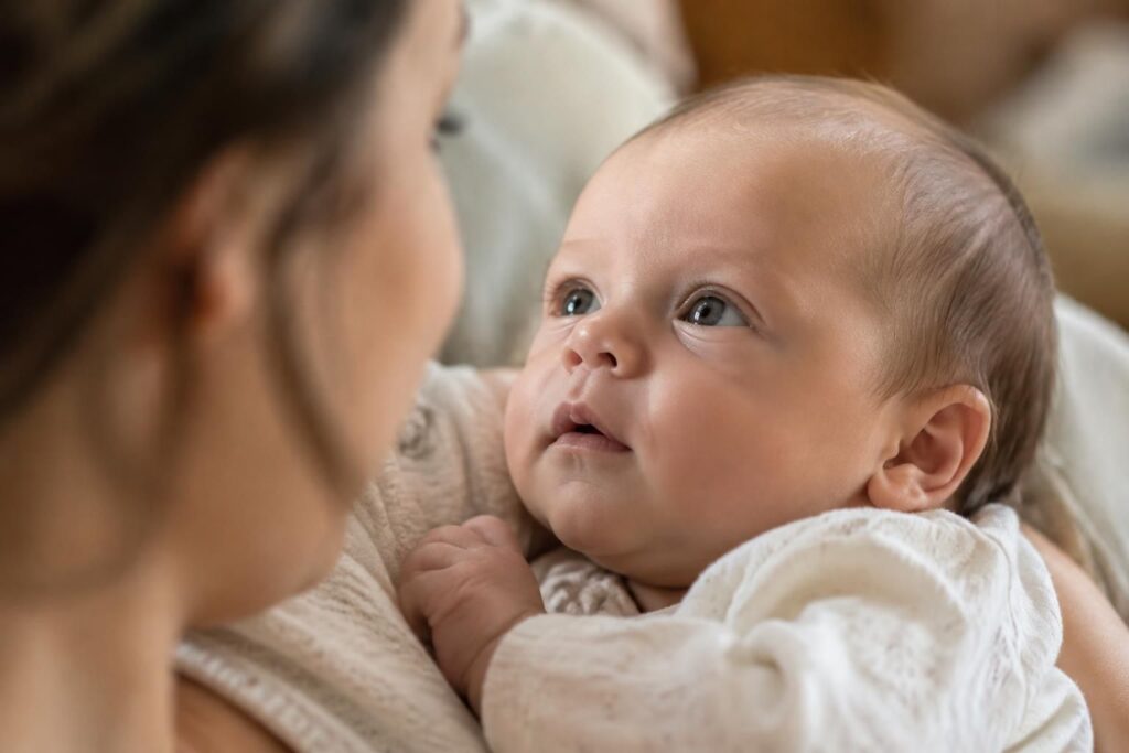 découvrez comment évolue la vision de votre bébé dès la naissance et accompagnez le développement de ses yeux au fil des premiers mois.